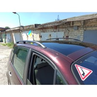 Рейлінги Чорні (2 шт) Коротка база для Renault Scenic/Grand 2003-2009 рр.