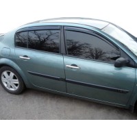 Вітровики SD (4 шт, HIC) для Renault Megane II 2004-2009 рр.
