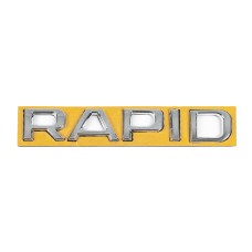 Напис Rapid (130 мм на 22мм) для Skoda Rapid 2012↗ рр.