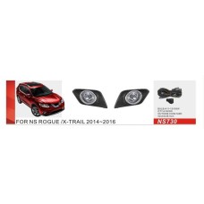 Протитуманки 2014-2016 (повний комплект) для Nissan X-trail T32 / Rogue 2014-2021 рр.