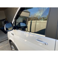 Окантовка вікон (2 шт., нерж) для Volkswagen T6 2015↗, 2019↗ рр.