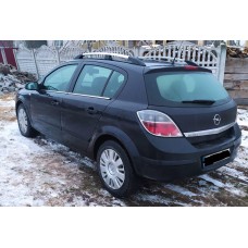 Рейлінги алюмінієві (HB, хром) для Opel Astra H 2004-2013рр.