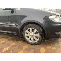 Накладки на арки (4 шт, чорні) 2006-2010, Металеві для Volkswagen Touran 2003-2010 рр.