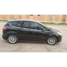 Окантовка скла (8 шт, нерж) для Ford C-Max/Grand C-Max 2010↗ рр.