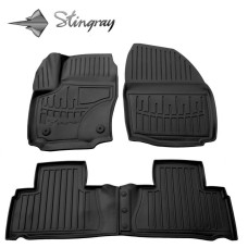 Килимки Stingray 3D (2011-2014, 4 шт, поліуретан, кліпса FC2) для Ford S-Max 2007-2014 рр.