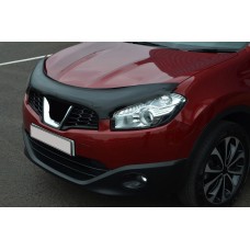 Дефлектор капоту (EuroCap) для Nissan Qashqai 2010-2014рр.