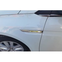 Накладки покажчика повороту 2021-2023 (2 шт, нерж) для Renault Megane IV 2016↗ рр.