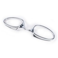 Хром накладки на дзеркала 2005-2008 (2 шт, ABS) для BMW 3 серія E-90/91/92/93 2005-2011рр.