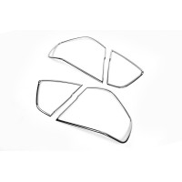 Накладки на стопи (2 шт., пласт) для BMW 3 серія E-90/91/92/93 2005-2011рр.