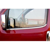 Зовнішня окантовка стекол (2 шт, нерж.) Carmos - Турецька сталь для Citroen Nemo 2008↗ рр.