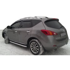 Бокові пороги Fullmond (2 шт., алюм.) для Nissan Murano 2008-2014 рр.