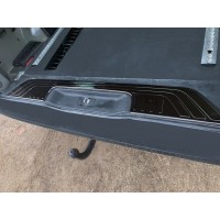 Накладка на поріг багажника Чорний Хром (нерж) для Mercedes Vito / V W447 2014↗ рр.