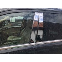 Молдинг дверних стійок (6 шт, нерж) для Mercedes GL сlass X164