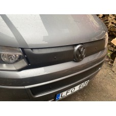 Зимова накладка на верхню решітку Матова для Volkswagen T5 2010-2015 років.