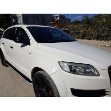 Бокові пороги Tayga (2 шт., Алюміній) для Audi Q7 2005-2015 рр.