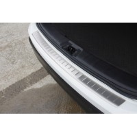 Накладка на задній бампер OmsaLine (2014-2017, нерж) для Nissan Qashqai 2014-2021рр.