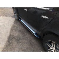 Бокові пороги Rainbow (2 шт., Алюміній) для Dacia Duster 2008-2018 рр.