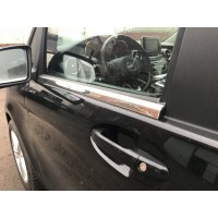 Нижні молдинги стекол (2 шт., нерж) Carmos - Турецька сталь для Mercedes Vito / V W447 2014↗ рр.