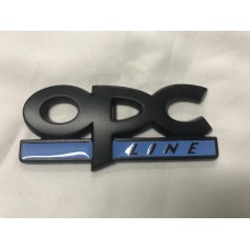 Opel Металевий шильдик OPC Line (Чорний)