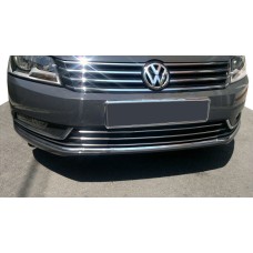 Накладки на решітку бампера (нерж) для Volkswagen Passat B7 2012-2015рр.