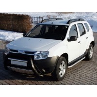 Бокові пороги BlackLine (2 шт, алюміній) для Dacia Duster 2008-2018 рр.