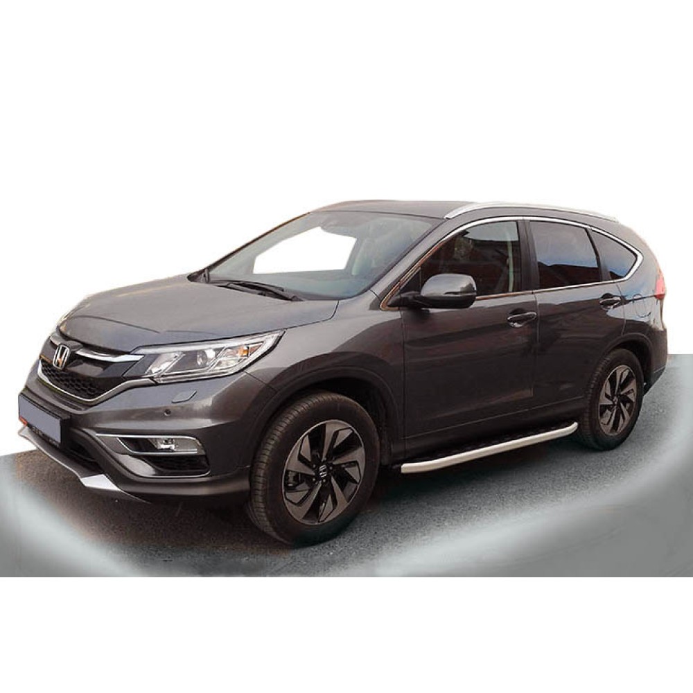 Бокові пороги Fullmond (2 шт., алюм.) для Honda CRV 2017-2022 рр.