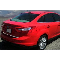 Кромка багажника 2011-2014 (Седан, нерж) для Ford Focus III 2011-2017 рр.