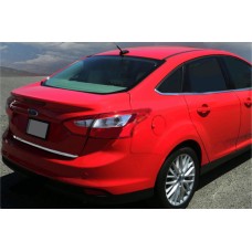 Кромка багажника 2011-2014 (Седан, нерж) для Ford Focus III 2011-2017 рр.