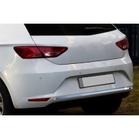 Кромка бампера (нерж.) для Seat Leon 2013-2020 рр.