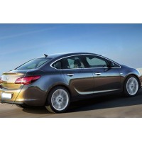 Повна окантовка стекол (Sedan, 12 шт, нерж) для Opel Astra J 2010↗ рр.