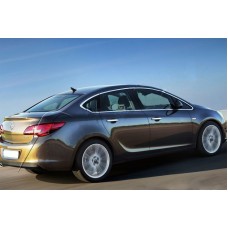 Повна окантовка стекол (Sedan, 12 шт, нерж) для Opel Astra J 2010↗ рр.