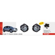 Протитуманки 2006-2008 (2 шт, галогенні) для Toyota Rav 4 2006-2013 років.