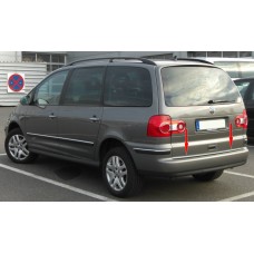 Кромка багажника (нерж.) для Volkswagen Sharan 1995-2010 рр.