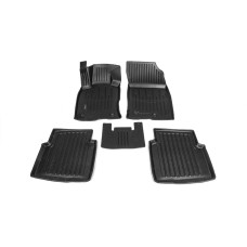 Килимки Stingray 3D (5 шт, поліуретан) для Volkswagen Passat B5 1997-2005 років.