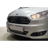 Накладки на решітку OmsaLine (2014-2018, 4 шт, нерж) для Ford Courier 2014↗ рр.