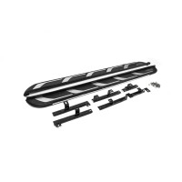 Бокові пороги OEM V2 (2 шт., Алюміній) для Audi Q5 2017↗ рр.