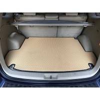 Килимок багажника (EVA, поліуретановий, бежевий) (5 місць) для Hyundai Santa Fe 2 2006-2012рр.