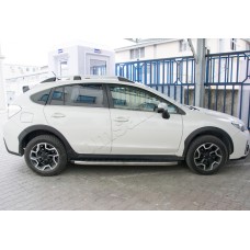 Рейлінги OmsaLine Elegance (2 шт, сірі) для Subaru XV 2011-2017 рр.