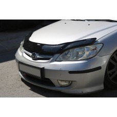 Дефлектор капоту (EuroCap) для Honda Civic Sedan VII 2001-2006 років.