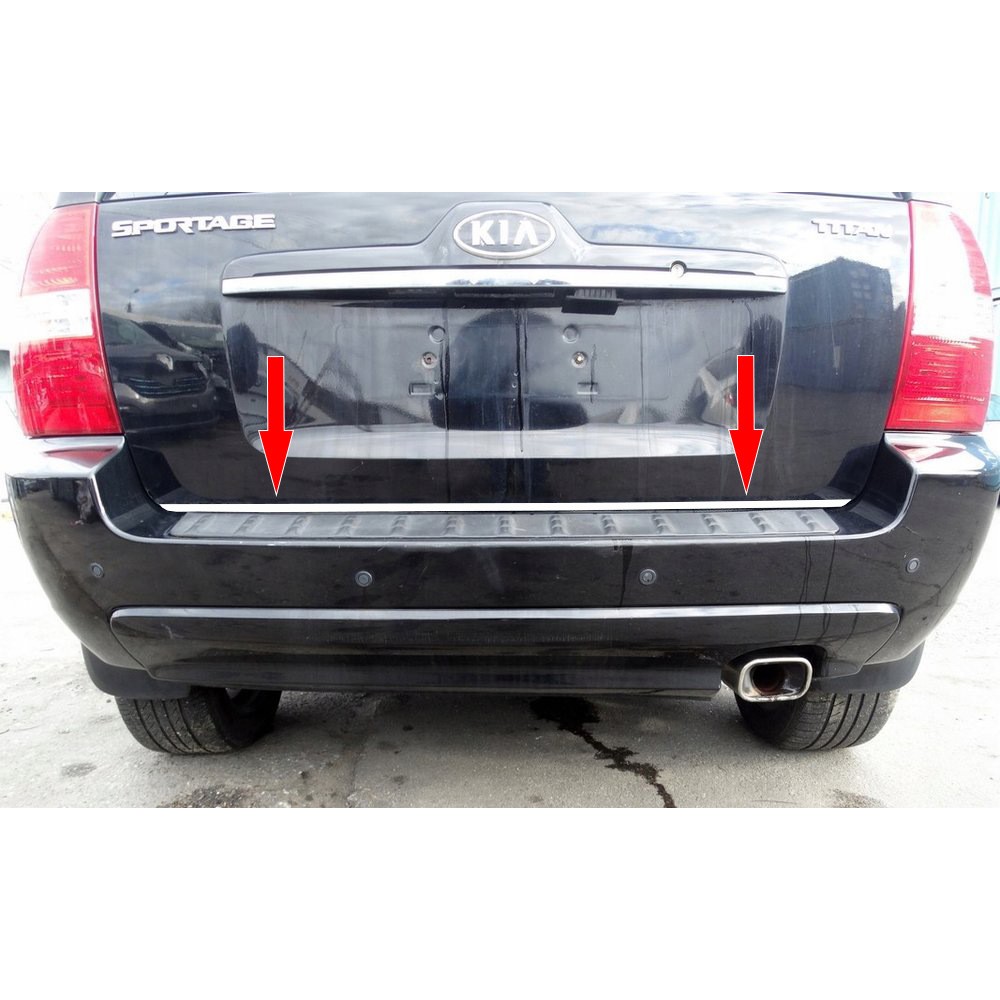 Кромка багажника (нерж.) для Kia Sportage 2004-2010 рр.