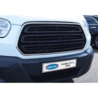 Обведення решітки (2014-2018, 2 шт, нерж) Carmos - Турецька сталь для Ford Transit 2014↗ рр.