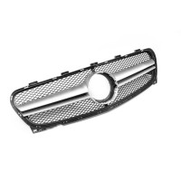 Передня решітка AMG Silver (2017-2019) для Mercedes GLA X156 2014-2019рр.