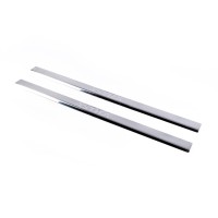 Накладки на пороги Carmos (Coupe, 2 шт, нерж.) для Opel Astra G classic 1998-2012рр.
