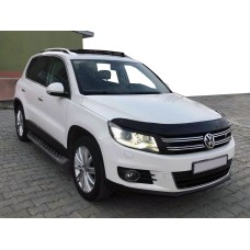 Дефлектор капоту (EuroCap) для Volkswagen Tiguan 2007-2016 рр.