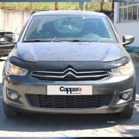 Дефлектор капота (EuroCap) для Citroen C-Elysee 2012↗ рр.