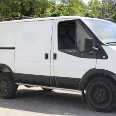 Молдинг двері EuroCap (6 шт, ABS, коротка база) для Ford Transit 2000-2014 рр.