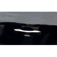 Накладки на ручки Carmos (4 шт, нерж) для Renault Megane IV 2016↗ рр.