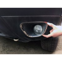 Накладки на противотуманки (2 шт., нерж) для Renault Duster 2008-2017 рр.