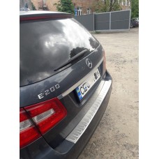 Накладка на задній бампер OmsaLine (2009-2013, SW, нерж) для Mercedes E-сlass W212 2009-2016рр.