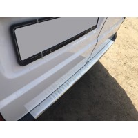 Накладка на задній бампер з загином (Omsa, нерж.) Глянець для Mercedes Vito W639 2004-2015рр.